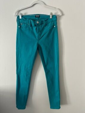 Hudson Teal Skinny Jeans